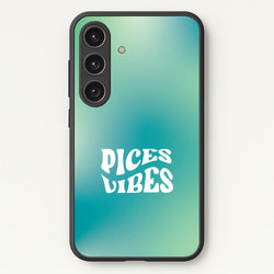 Pices Vibes Gradient Zodiac Galaxy S24 Case