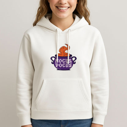 Hocus Pocus Cauldron Womans Hooded Sweatshirt