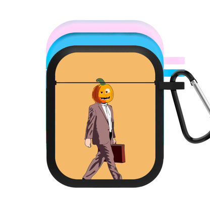 Dwight Pumpkin Head AirPods Case