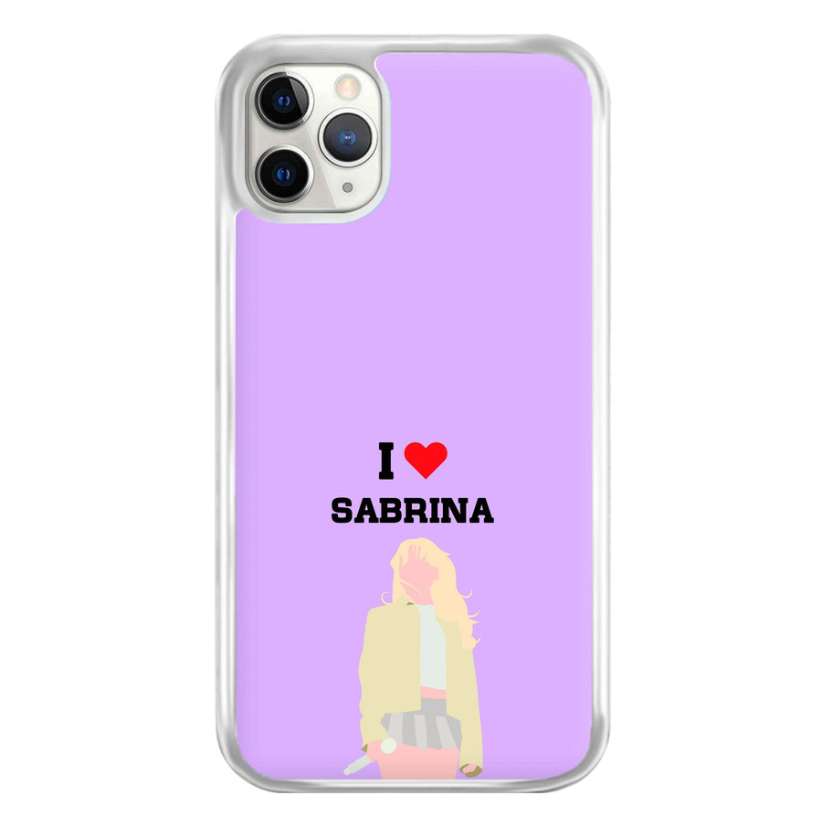 I Love Sabrina Carpenter Phone Case