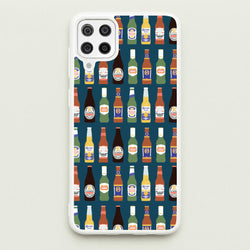 Geometric Brewery Pattern Galaxy A12 Case