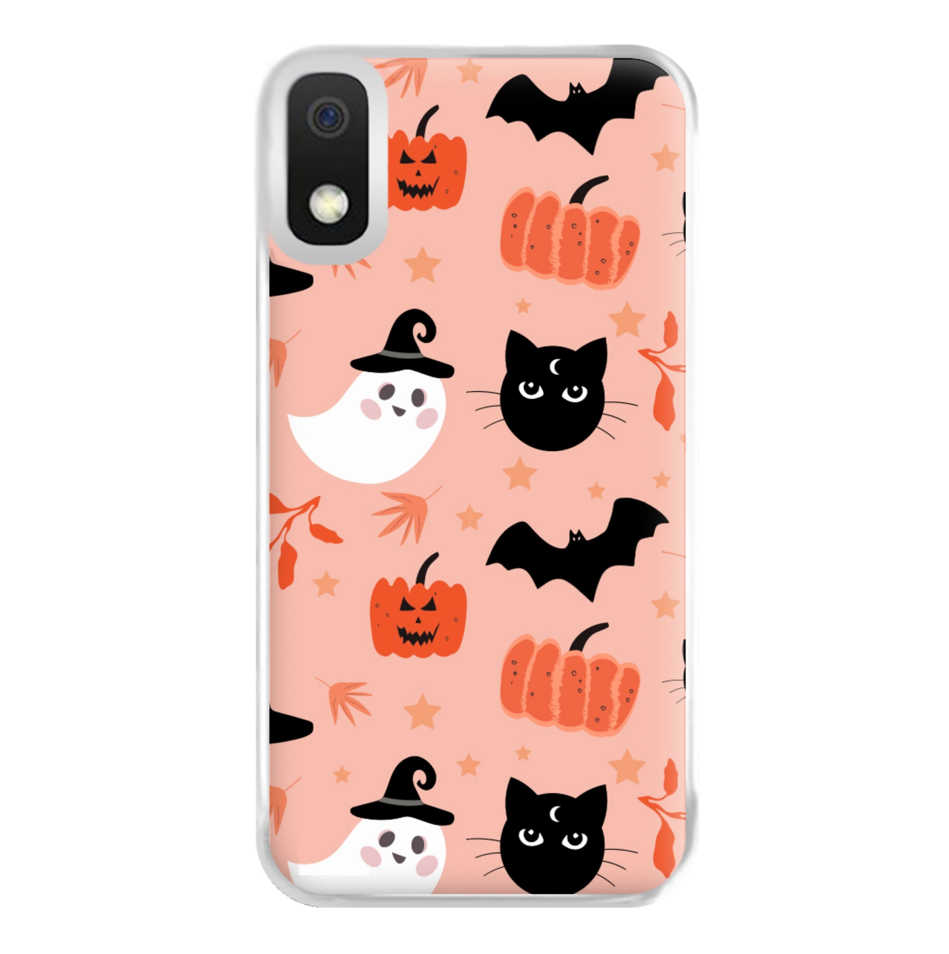 Pretty Pink Halloween Pattern Phone Case