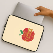 Apple Best Teacher Ever Laptop Sleeve 2