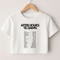 2026 Tour AHTD Crop top