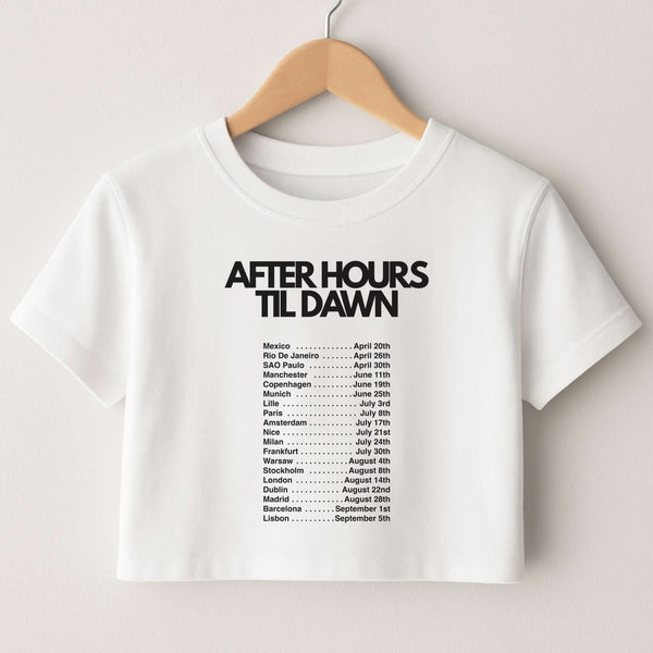2026 Tour AHTD Crop Top