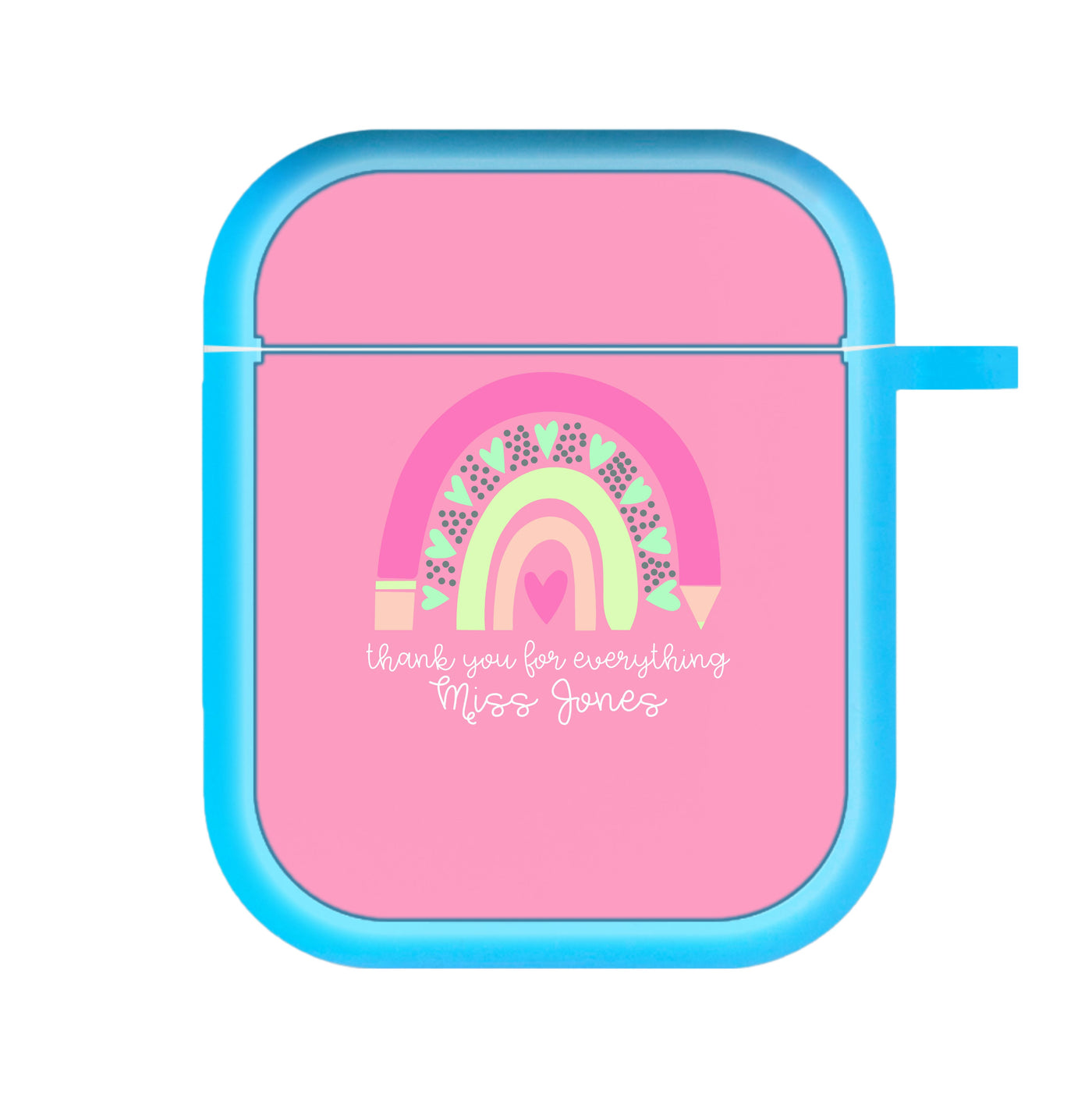 Thank You For Everything - Personalised Teachers Gift AirPods Case