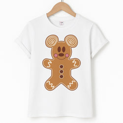 Cartoon Mouse Gingerbread Unisex T-Shirt