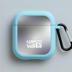 Capricorn Vibes Gradient Zodiac Blue AirPods Case