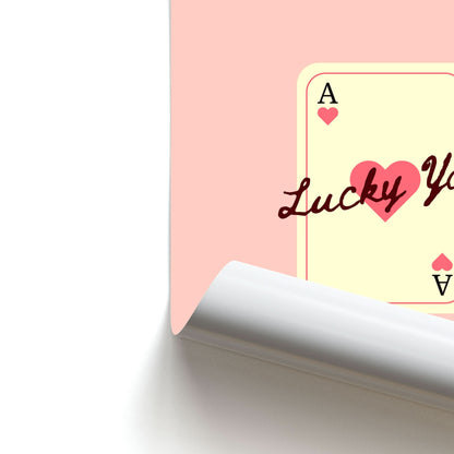Lucky You Card Poster