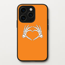 Skeleton Heart iPhone 14 Pro Case