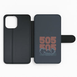 505 Band Members Dark Flip Phone Case
