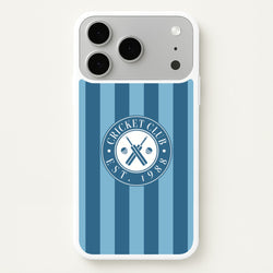 Stripey Cricket Badge iPhone 17 Pro Case