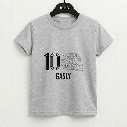 Gasly Helmet 2026 Grey Kids T-Shirt