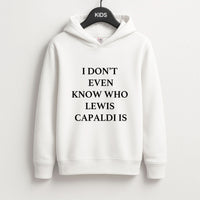 I Don't Even Know Kids Hoodie