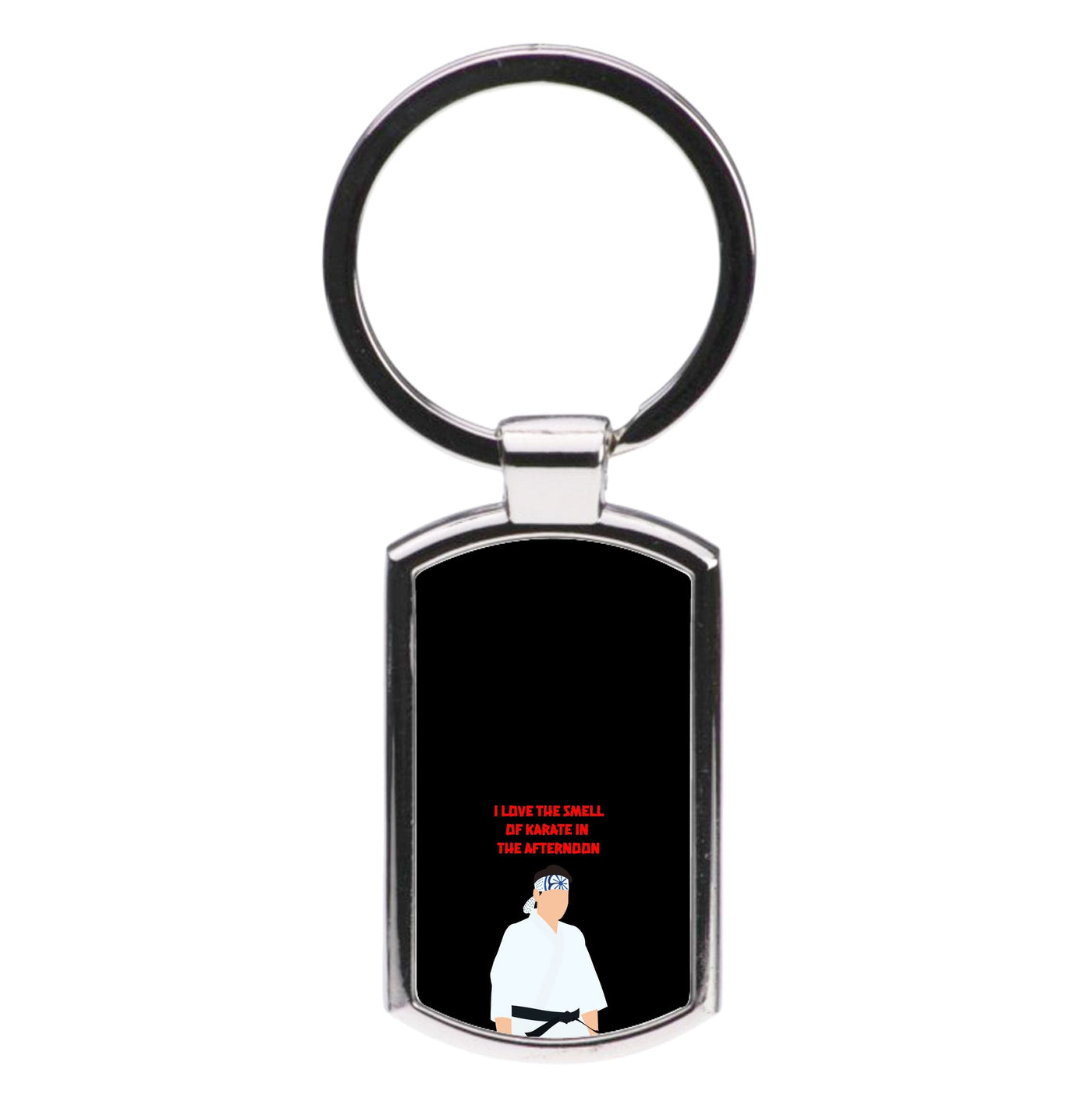 I Love The Smell Of Karate Luxury Keyring