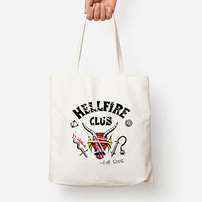 Torn Hellfire Club Tote Bag