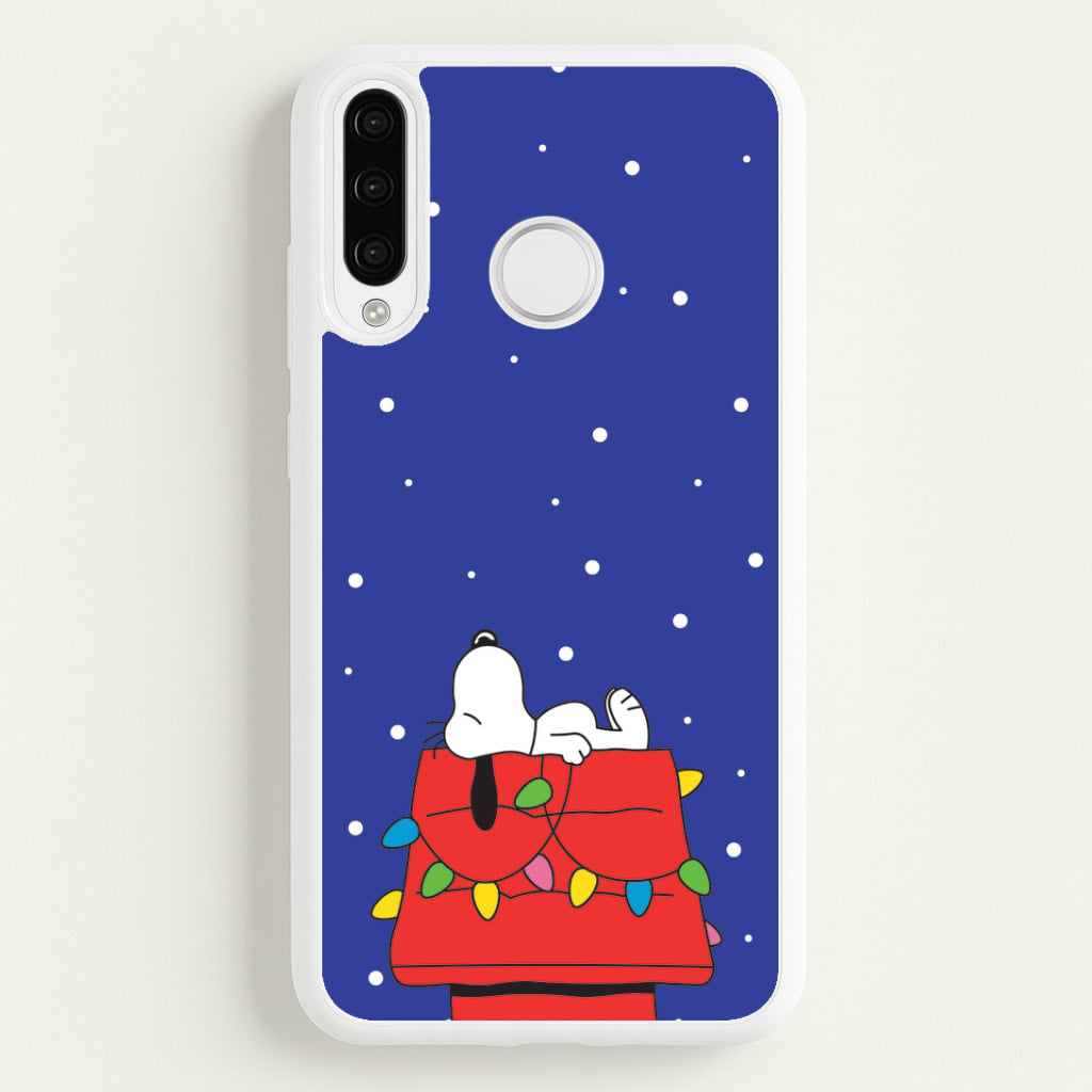Cartoon Beagle Fairylights Huawei P30 Lite Case