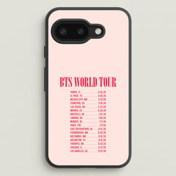 K-Pop Band World Tour List 2026 Google Pixel 9a Case