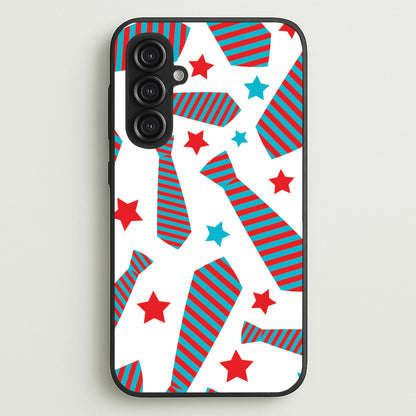 Tie And Stars Pattern Galaxy S23FE Case