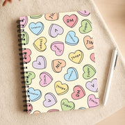 K-Pop Band Members Love Hearts Pattern Notebook 3