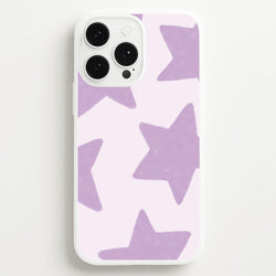 Lilac Stars iPhone 13 Pro Case