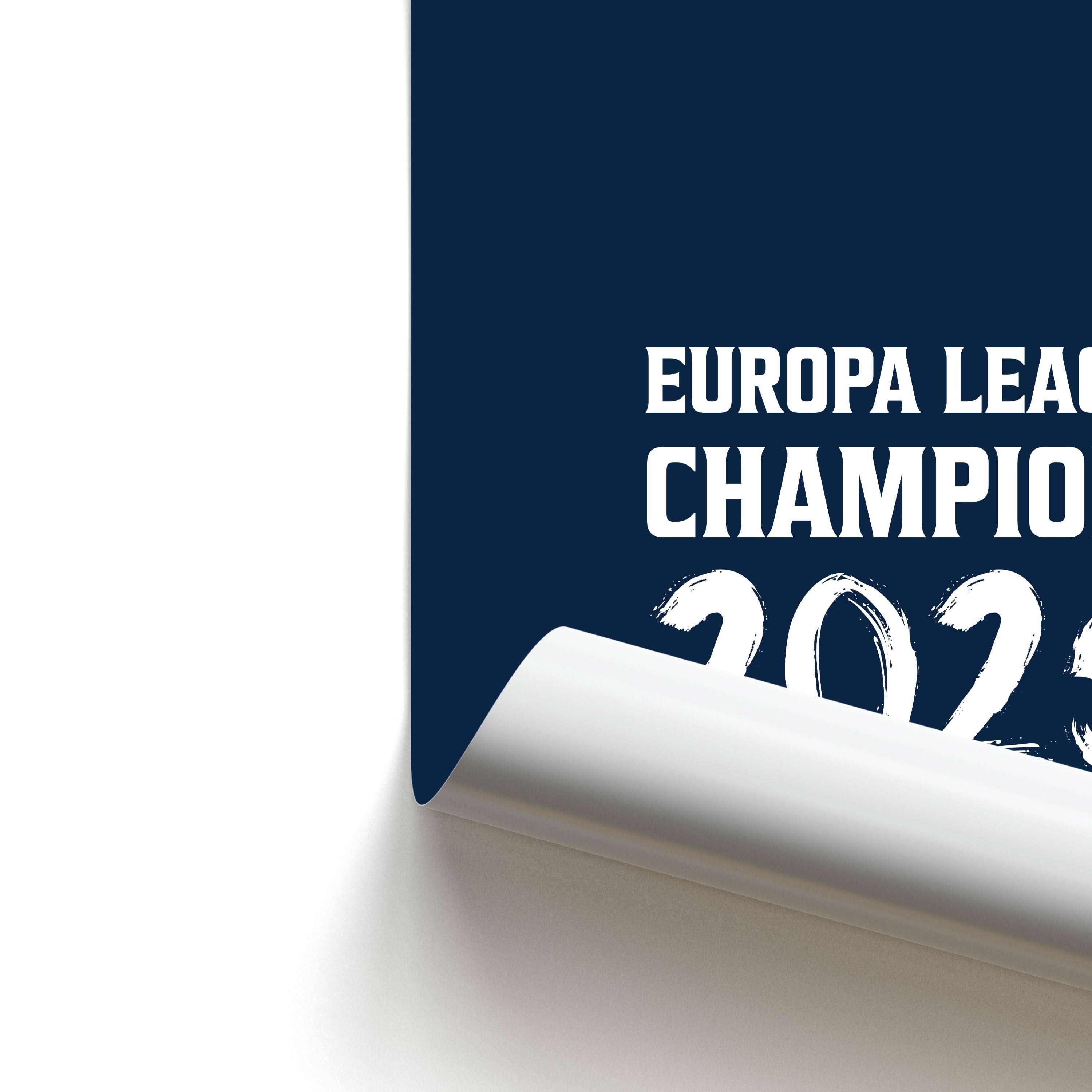 Europa League Winners 2025 - COYS Poster