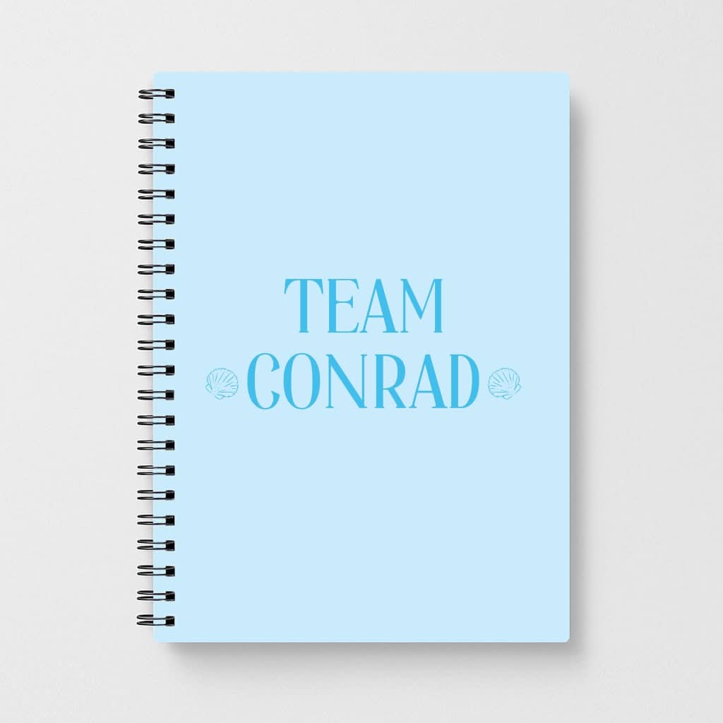 Seashells Team Conrad Notebook