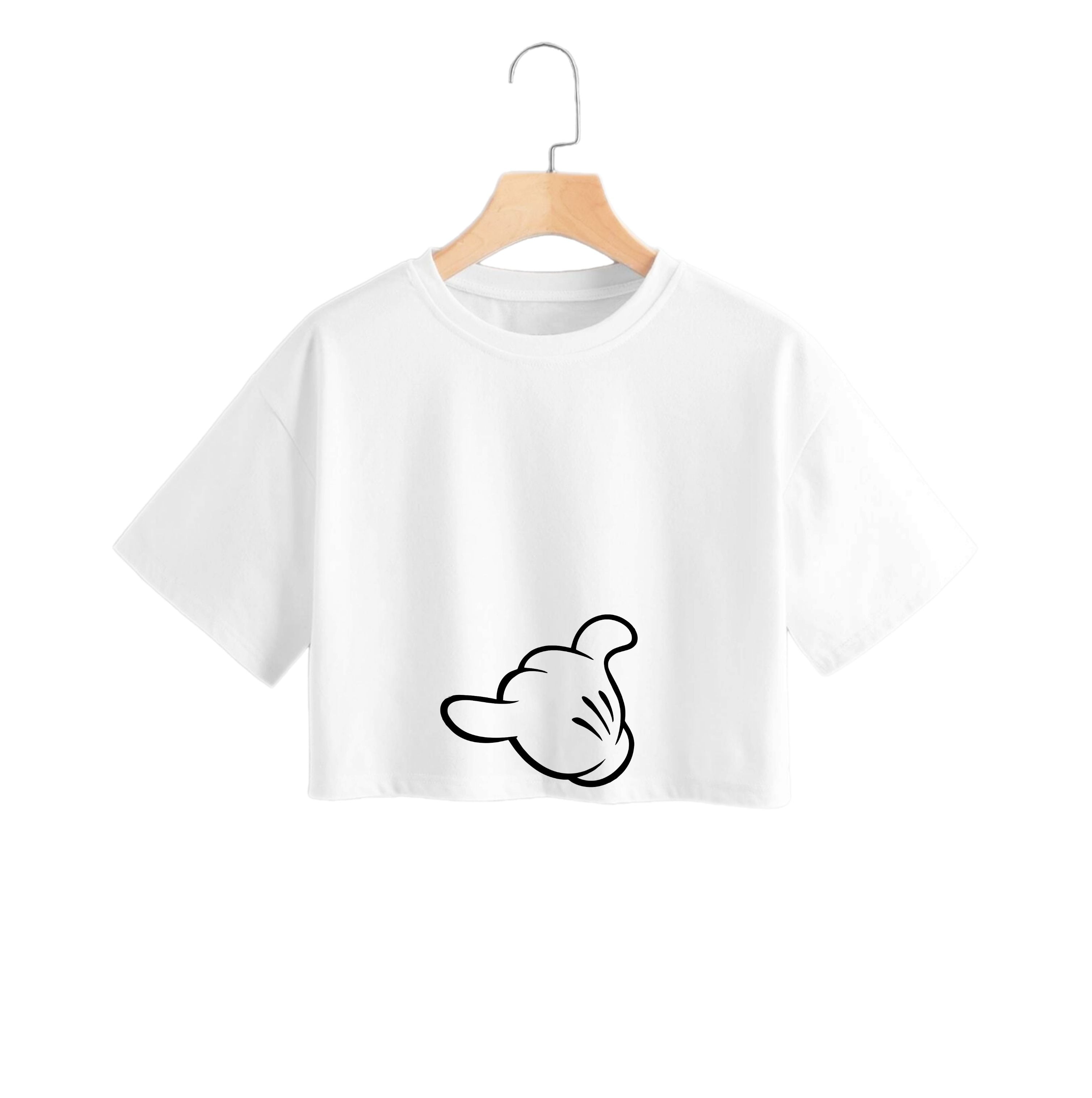 Fairytale Mouse Shaka Crop Top