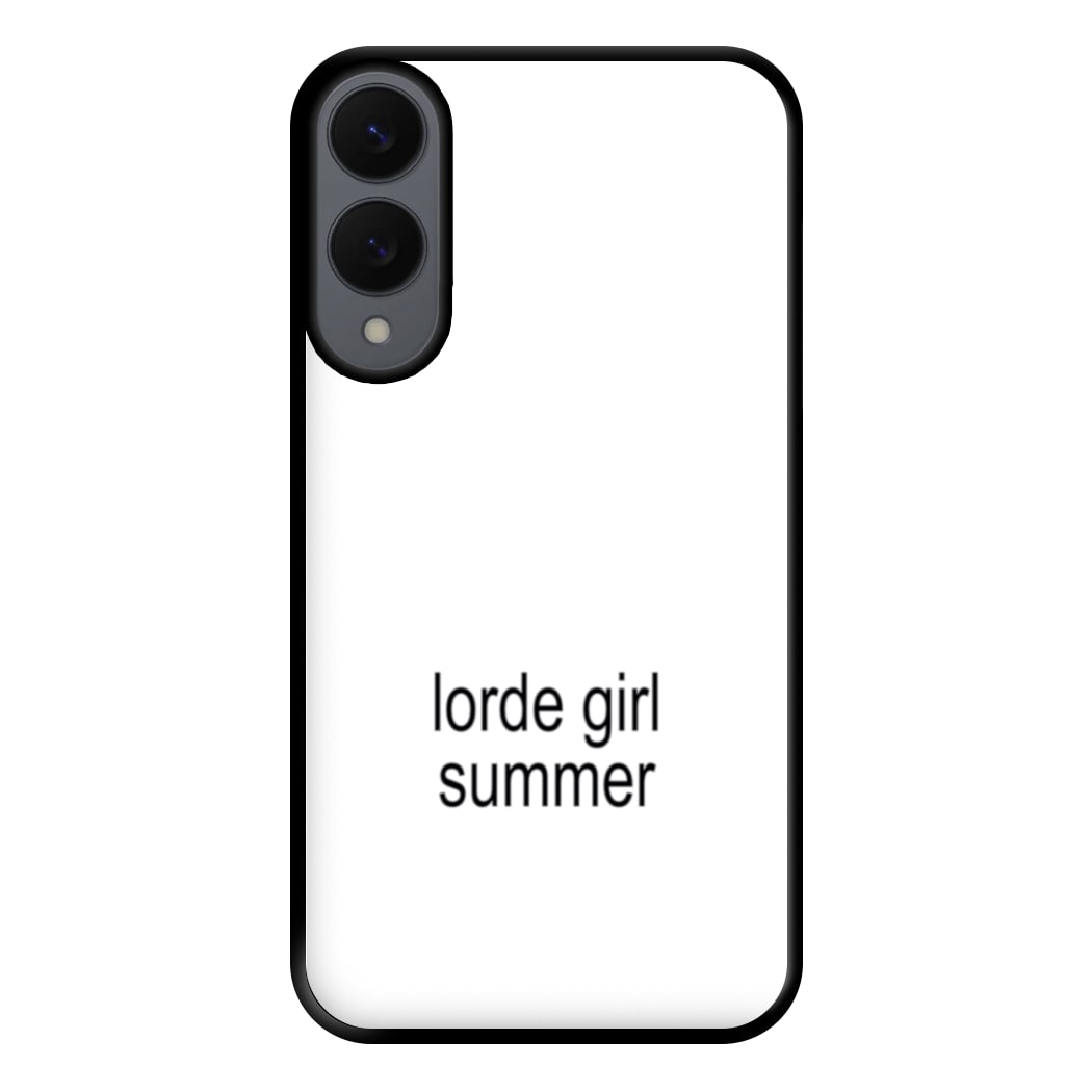 Lorde Girl Summer Galaxy S25 Edge Case