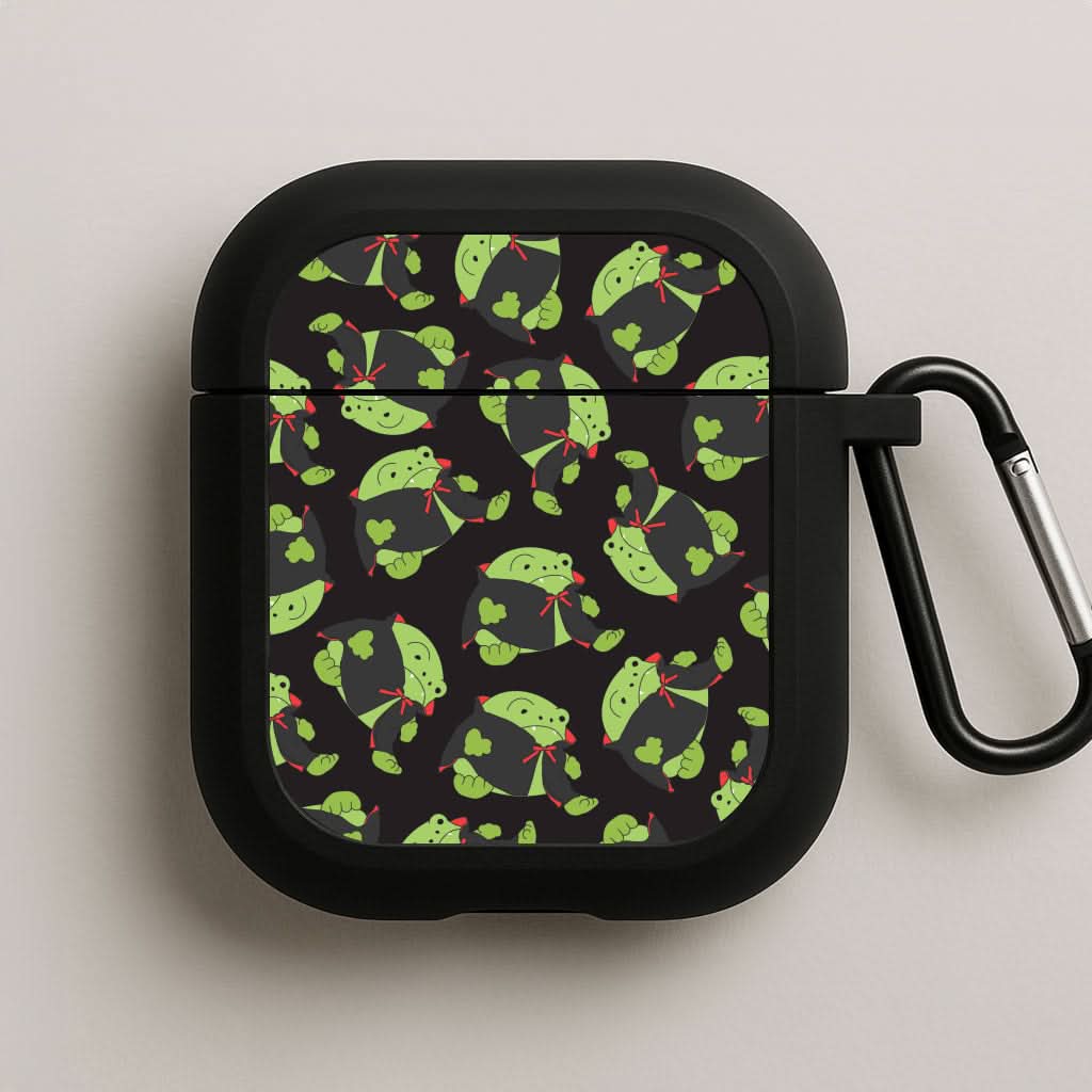 Vampire Frog Pattern  - Halloween AirPods Case