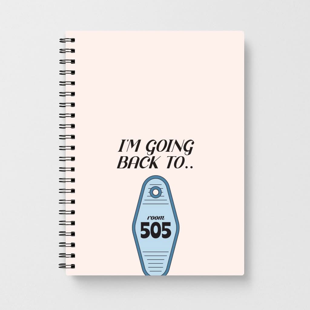 I'm Going Back To 505 Keyring Notebook