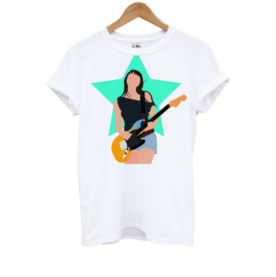 Orange Guitar Kids T-Shirt