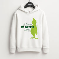 Because I'm Green Kids Hoodie