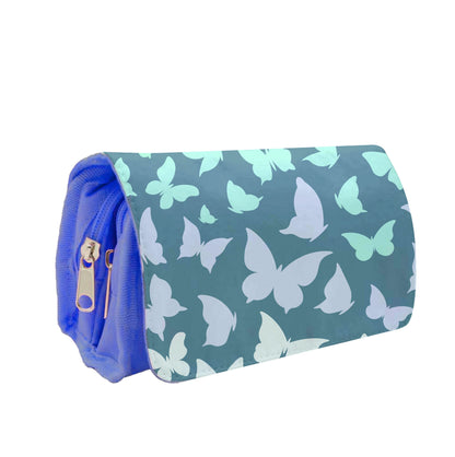 Blue Gradient Butterfly - Butterfly Patterns Pencil Case