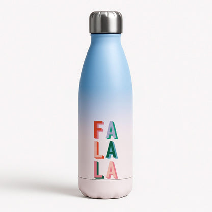 Colourful Falala Blue Water Bottle