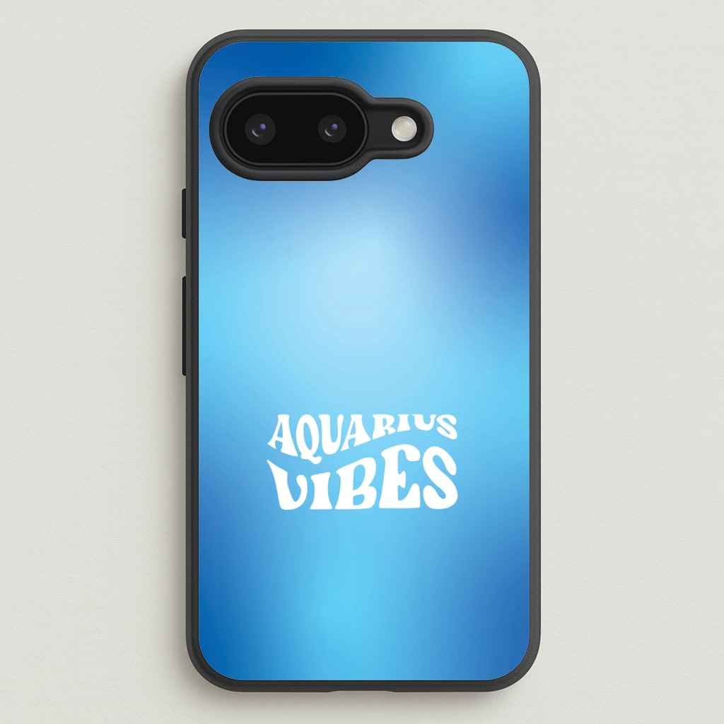 Aquarius Vibes Gradient Zodiac Google Pixel 9a Case