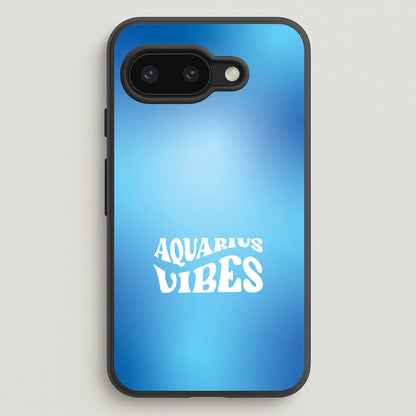 Aquarius Vibes Gradient Zodiac Google Pixel 9a Case
