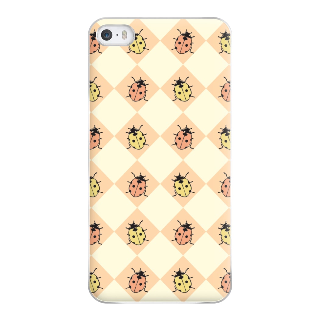 Argyle Ladybugs Pattern iPhone 5 / 5s / SE 2016 Case