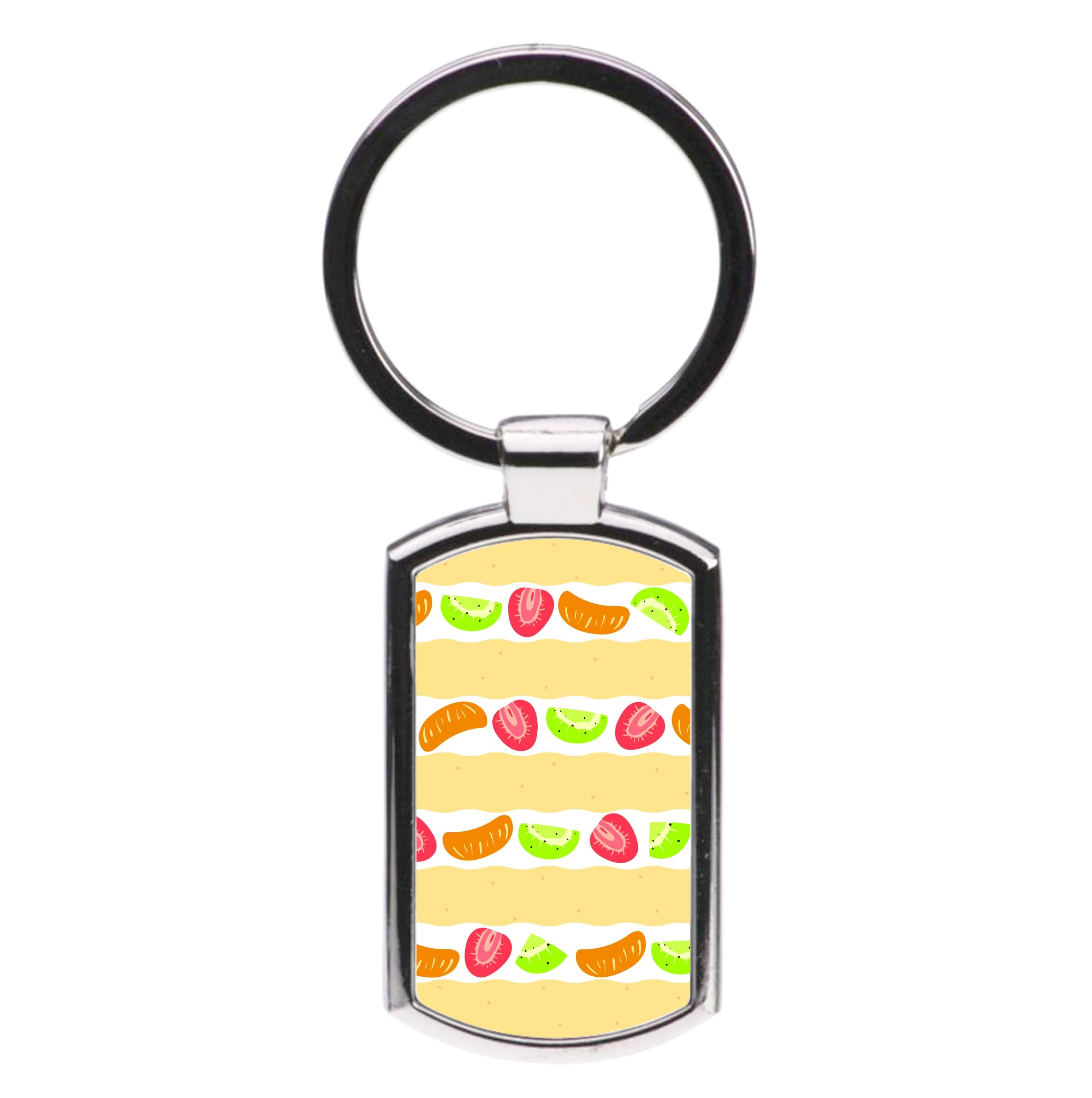 Fruit Sando Pattern Luxury Keyring