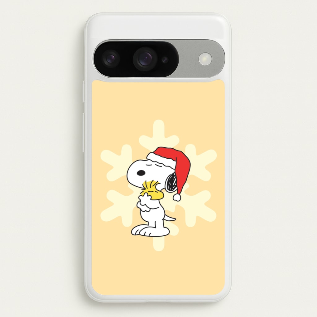 Christmas Cartoon Beagle And Bird  Google Pixel 10 / 10 Pro Case