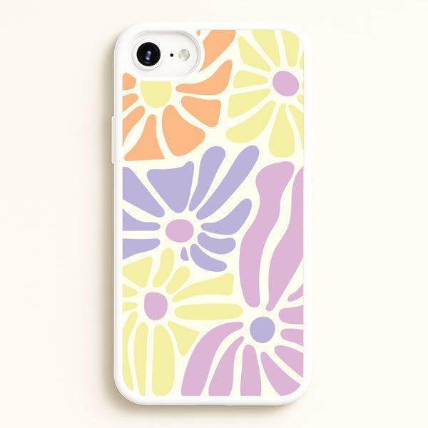 Pastel Abstract Flowers iPhone 6 / 7 / 8 / SE Case