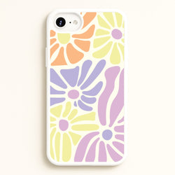 Pastel Abstract Flowers iPhone 6 Plus / 7 Plus / 8 Plus Case