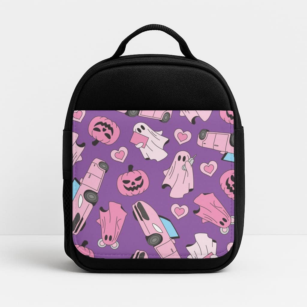 Mean Ghouls Props Pattern Insulated Lunch Bag