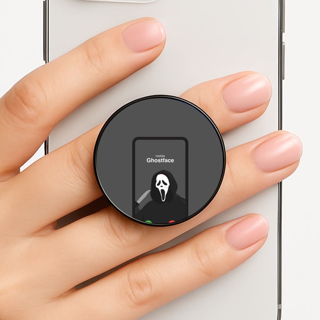 Caller ID Ghostface Phone Grip
