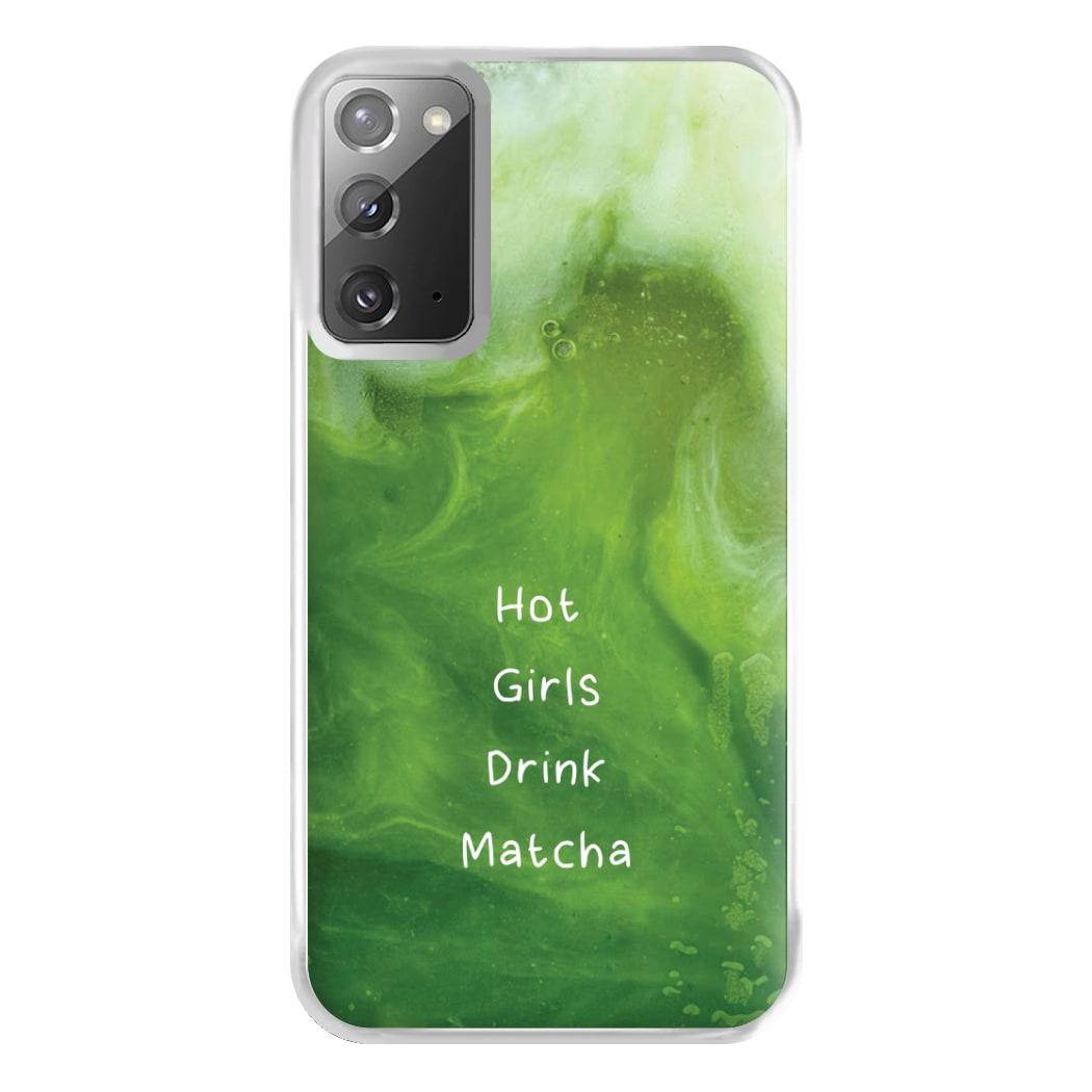 Hot Girls Drink Matcha Galaxy Note 20 Case