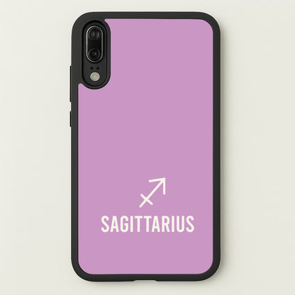Sagittarius Pastel Zodiac Huawei P20 Case