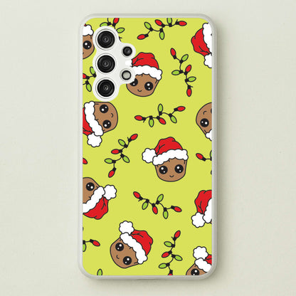 Christmas Tree Hero Pattern Galaxy A13 Case