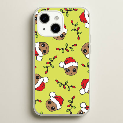 Christmas Tree Hero Pattern iPhone 14 Plus Case