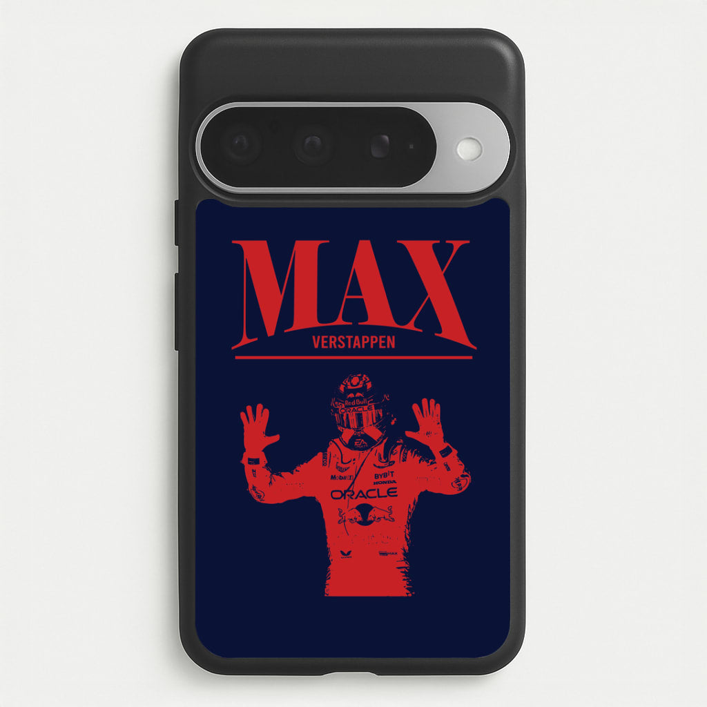Max Blue And Red Google Pixel 10 Pro XL Case