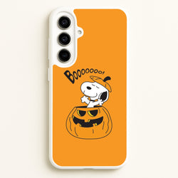 Cartoon Beagle Pumpkin Galaxy A56 Case